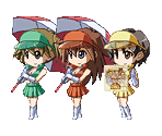 Parasol Girls - Yu-Gi-Oh! 5d's Tag Force 4