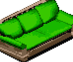 Country Class Couch - The Urbz: Sims in the City