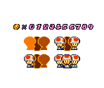 HUD - Super Princess Peach