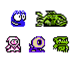 Enemies - Battle Kid 1: Fortress of Peril (Homebrew)