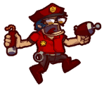 Sheriff Lonestar (Officer Lonestar, pre-v3.0) - Awesomenauts