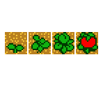 Crops and items - Harvest Moon GBC