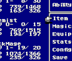 Font & Menu - Final Fantasy 5 (JPN)