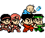 Bill, Upa, Simon, Fuma and Goemon - Wai Wai World 2: SOS Parsley Jo (JPN)