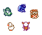 Overworld Characters - Retro Game Challenge