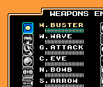 Pause Screen - Mega Man 5