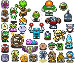 Enemies - Super Bomberman 3