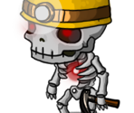Skeleton Miner - Take 2 Heaven