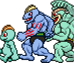 Machop, Machoke and Machamp (Construction: Action) - Pokémon e-Cards