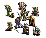 Fighter Classes Family - Ogre Battle: The March of the Black Queen