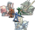 Fenryl, Fogel & Slust - Dragoon Class - Ogre Battle: The March of the Black Queen