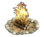 Camp Fire - Zombie Island