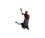 Monk in Light Armor with Mace - Diablo / Diablo: Hellfire
