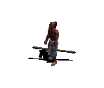 Monk in Light Armor with Staff - Diablo / Diablo: Hellfire
