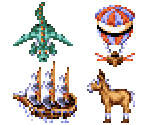 Vehicles - RPG Tsukuru 2 / RPG Maker 2 (JPN)