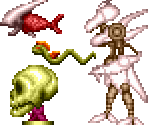 Stage 5 Enemies - Mugen Senshi Valis (JPN)