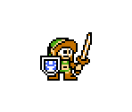 Link (Mega Man NES-Style) - The Legend of Zelda Customs