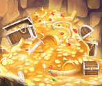 Treasure Area Background - Kirby Squeak Squad / Kirby Mouse Attack