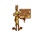 Wile E. Coyote (Act 5 and Ending) - Road Runner's Death Valley Rally / Looney Tunes: Road Runner / Road Runner vs. Wile E. Coyote