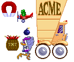 Assorted ACME Products, Tricks and Traps - Road Runner's Death Valley Rally / Looney Tunes: Road Runner / Road Runner vs. Wile E. Coyote
