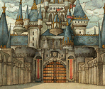 Book 1 Backgrounds - Chocobo to Mahou no Ehon: Majo to Shoujo to Go-nin no Yuusha