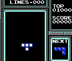 A-Type and B-Type Playfields - Tetris