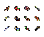 Weapon Icons - Kid Icarus: Uprising
