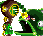 Enemies (Stage 1B: Aqua Tunnel) - Freedom Planet