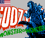 Title Screen (USA) - Godzilla: Monster of Monsters!
