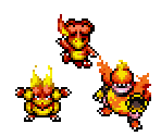 Magby, Magmar & Magmortar - Pokémon Mystery Dungeon: Explorers of Time / Darkness