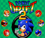 Title Screen - Sonic Drift 2
