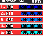 Hi-Score Screen - Pokémon Pinball