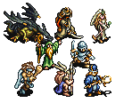 In Battle Characters - Ogre Battle: The March of the Black Queen