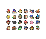 Stock Icons (Small) - Super Smash Bros. for Nintendo 3DS