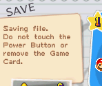 Save Screen - Mario & Luigi: Partners in Time