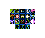 Weapon Icons - Rockman 4: Minus Infinity (Hack)