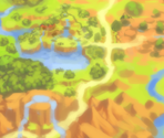 World Map 1 - Pokémon Mystery Dungeon: Gates to Infinity