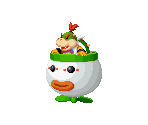 Bowser Jr. and Koopa Clown Car - Mario & Luigi: Dream Team