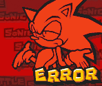 Network Battle Error Screen - Sonic Battle