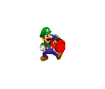 Luigi Helping Mario - Mario & Luigi: Dream Team