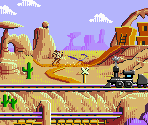 Map Screen - Desert Demolition Starring Road Runner & Wile E. Coyote
