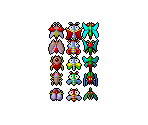 Enemies - Galaga 3 / Gaplus