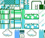 Snowy Tileset (Super Mario Bros. 1 NES-Style) - Mario Customs