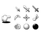 Menu Elements - Final Fantasy 3