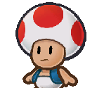 Toad - Super Paper Mario