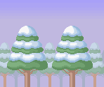 Snow Trees - Super Mario All-Stars: Super Mario Bros. 3