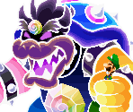 Dreamy Bowser Holding Luigi - Mario & Luigi: Dream Team