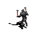 Warrior in Heavy Armor with Two Maces - Diablo / Diablo: Hellfire