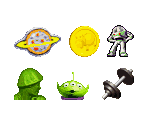 Items and Icons - Toy Story 2: Buzz Lightyear to the Rescue
