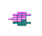 Blocks & Backgrounds (CGA) - Arkanoid II: Revenge of DOH